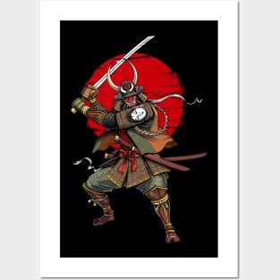 Demon Samurai Warrior Posters and Art